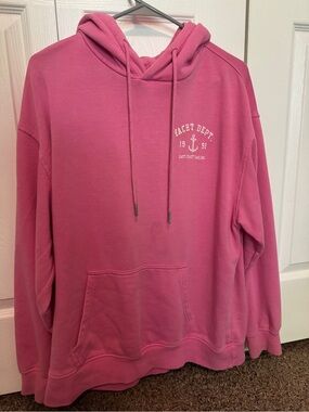 Garage Pink Yacht Dept. Pullover Hoodie